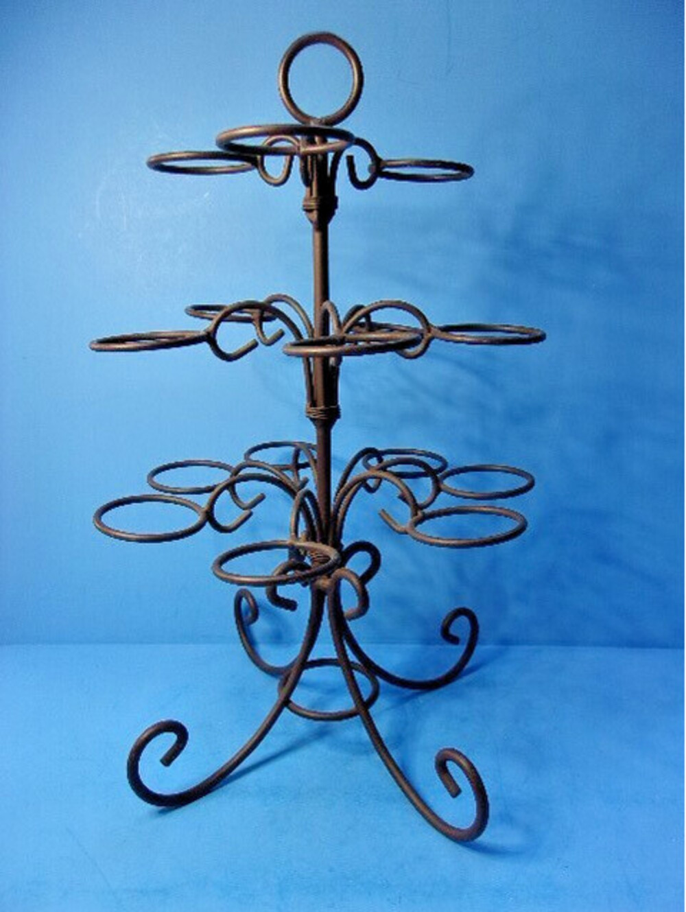 Vintage Metal Candle Holder Tree Farmhouse Decor Holiday Centerpiece Display